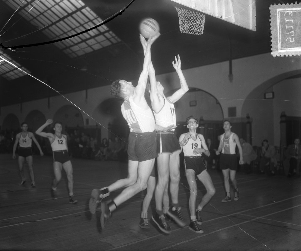 Basketballkampioenschappen Haarlem. DED Amsterdam tegen Oosterkwartier Haarlem. , Bestanddeelnr 905-7113