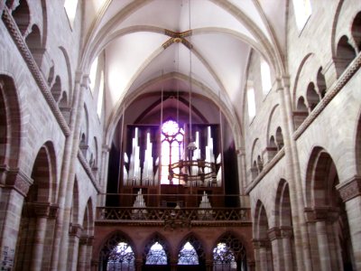 Basel Münster Innen Orgel 1
