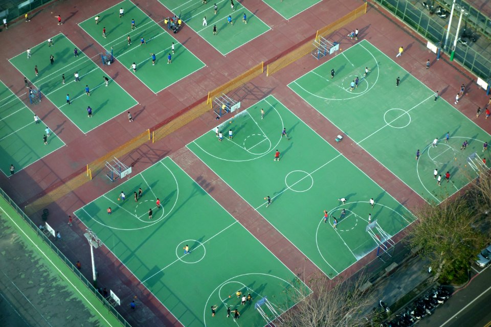 Basketball courts - National Cheng Kung University - DSC01252