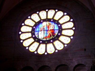 Basel Münster Innen Rosette