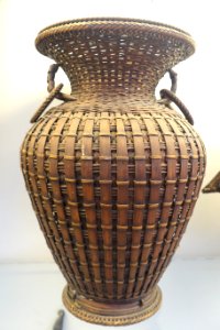 Basket, E De people, bamboo - Museum of Vietnamese History - Ho Chi Minh City - DSC05774
