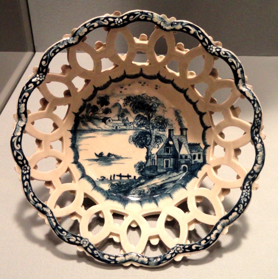 Basket, American China Manufactory, Philadelphia, 1770-1772, soft-paste porcelain - National Gallery of Art, Washington - DSC09692