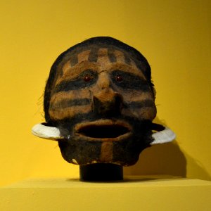 Basel Museum der Kulturen Crâne surmodelé Vanuatu 25102013 1