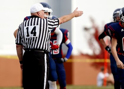 American football football game signal