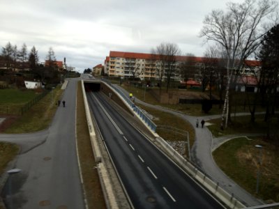 Bautzen B96 (Siemensstraße) Blick Richtung Norden (Tunnel)