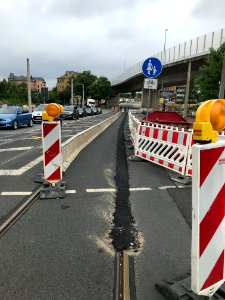 Baustelle Löbtauer Straße (Stadtbahn 2020)