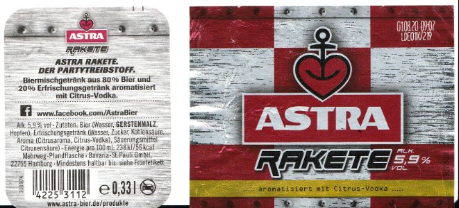 Bavaria-St. Pauli GmbH - Astra Rakete