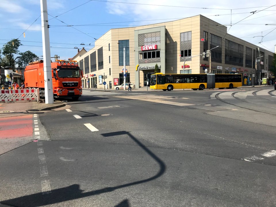Baustelle Löbtauer Straße -Tharandterstraße - kesselsdorfer Straße (Stadtbahn 2020)