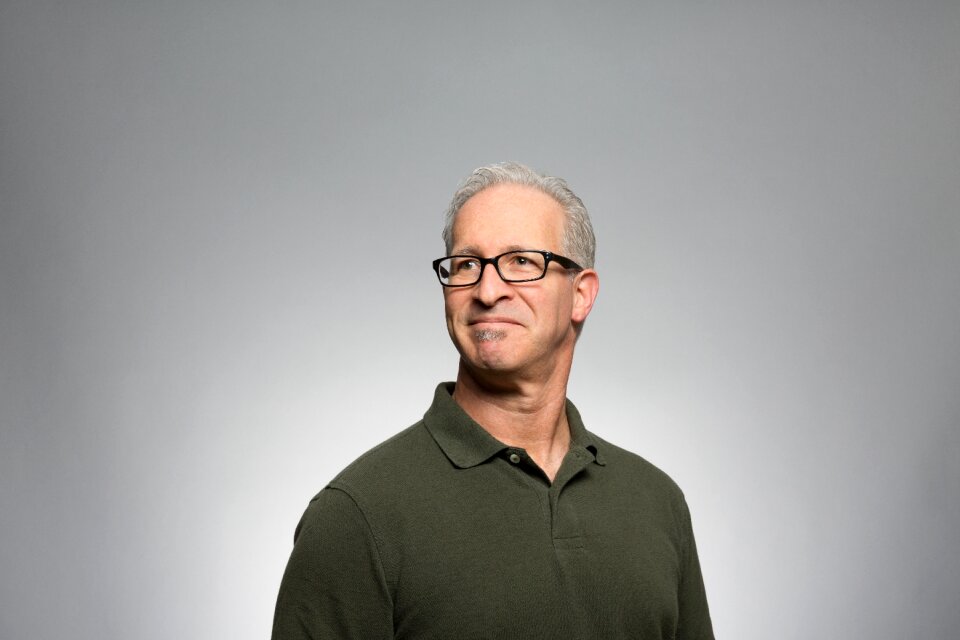 Glasses gray background happiness