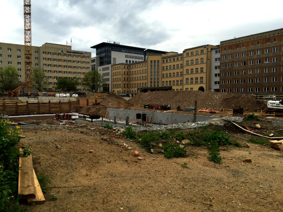 Baustelle Schwimmhalle Freiberger Straße 4
