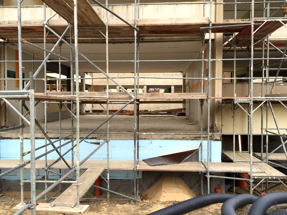 Baustelle 46. Oberschule Dresden