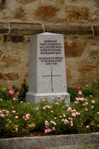 Bautzen sorbisches Denkmal an der Michaeliskirche