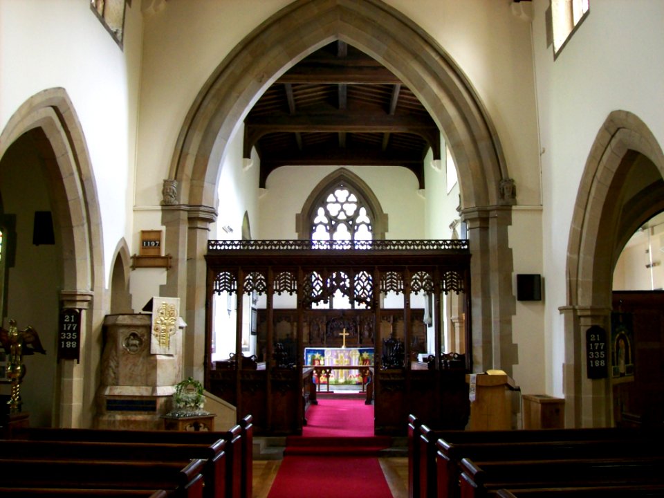 Baslow, St Catherine, interior