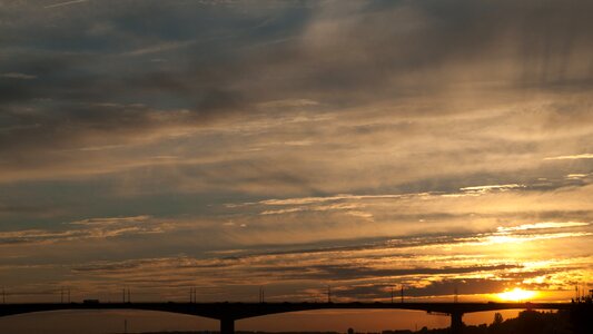 Bridge river sky