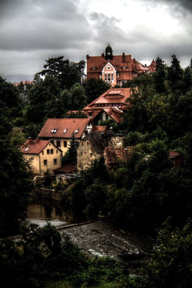 Bautzen Osterweg Blick über die Spree (HDR)