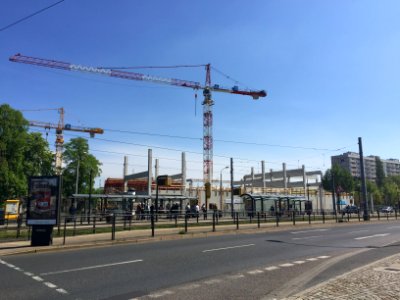 Baustelle Straßburger Platz
