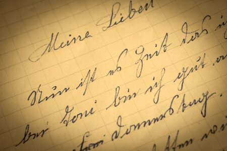 1947 handwriting paper