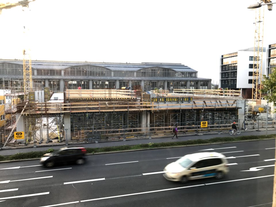 Baustelle ZOB Leipzig Hbf