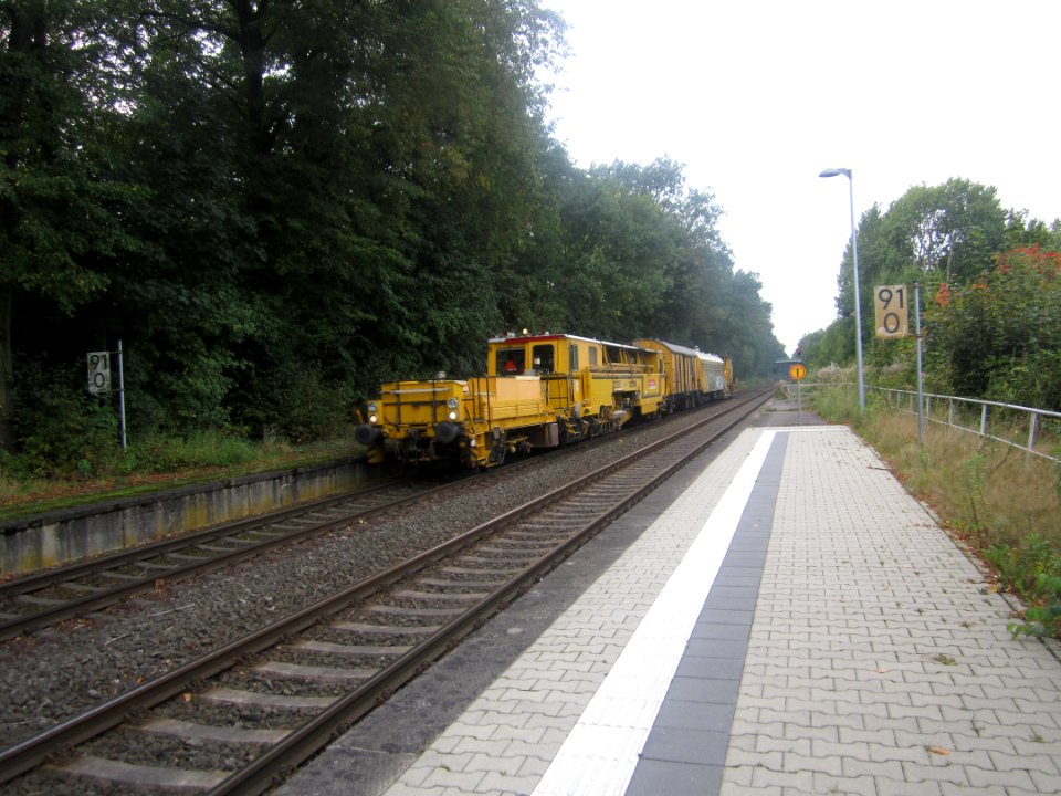 Bauzug in Langebrück