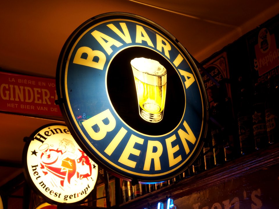 Bavaria Bieren lichtreclame