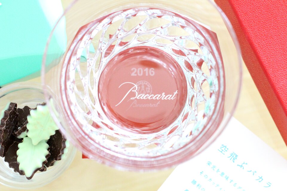 Glass tableware high class