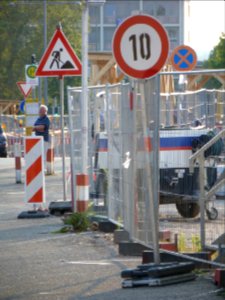 Baustelle in Pforzheim