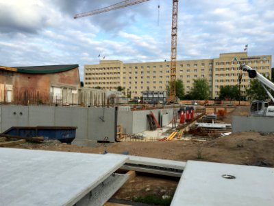 Baustelle Schwimmhalle Freiberger Straße 7