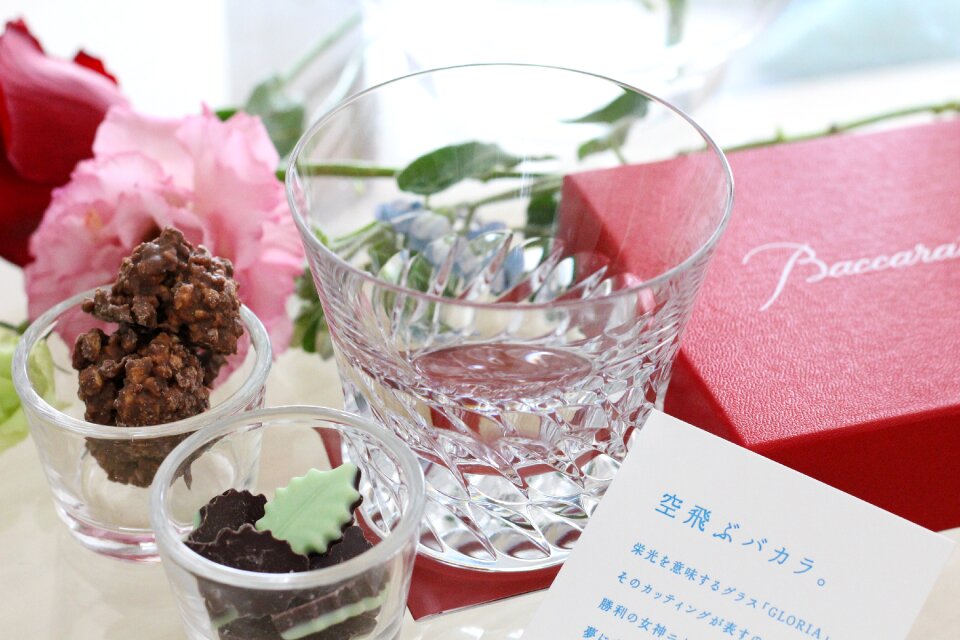 Glass tableware high class