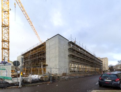 Baustelle Schwimmhalle Freiberger Straße (November 2015)