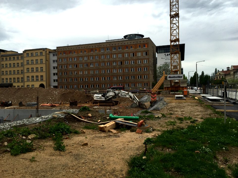Baustelle Schwimmhalle Freiberger Straße 5