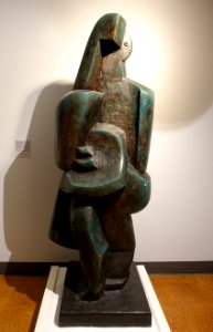 Bather by Jacques Lipchitz, 1922-1925, plaster painted to simulate bronze - University of Arizona Museum of Art - University of Arizona - Tucson, AZ - DSC08014