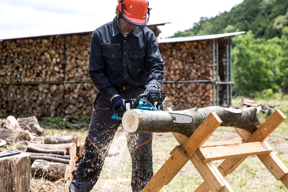 Chainsaw worker ppe