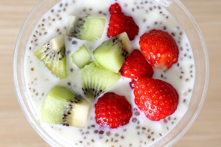 Strawberry dessert red