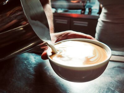 Coffee milk table