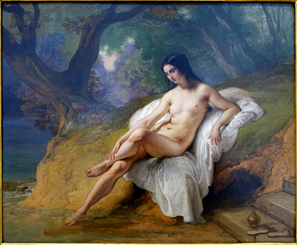 Bather by Francesco Hayez, 1844 - Galleria nazionale d'arte moderna - Rome, Italy - DSC05234