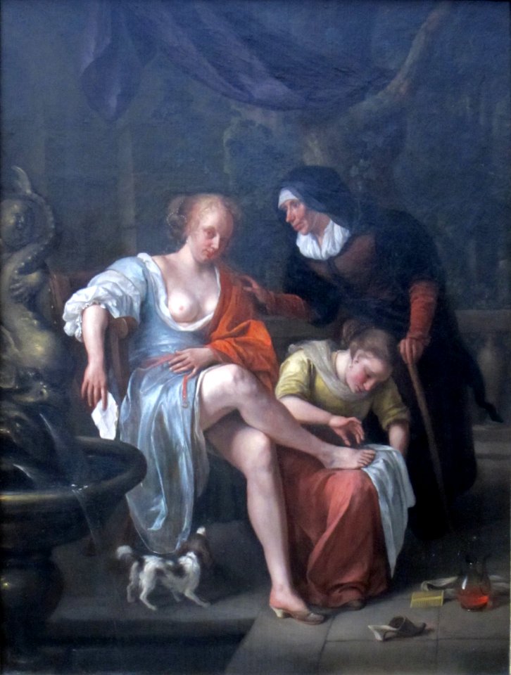 Bathsheba after the Bath by Jan Steen, Getty Center