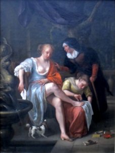 Bathsheba after the Bath by Jan Steen, Getty Center