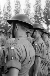 Bataljon Zeeland (II-14 R.I.) van de U-Brigade neemt afscheid., Bestanddeelnr 480-4-5