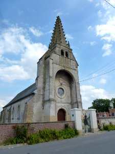 Bayenghem-lès-Éperlecques (Pas-de-Calais) église Saint-Wandrille (03)