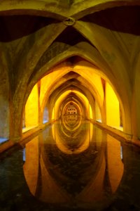 Baths of Maria de Padilla - Alcázar of Seville, Spain - DSC07476