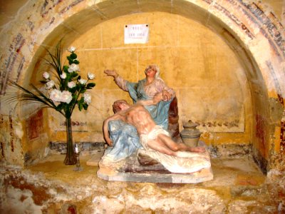 Bassoues (Gers) Basilique St.Fris, pietà
