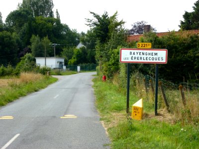 Bayenghem-lès-Éperlecques (Pas-de-Calais) city limit sign