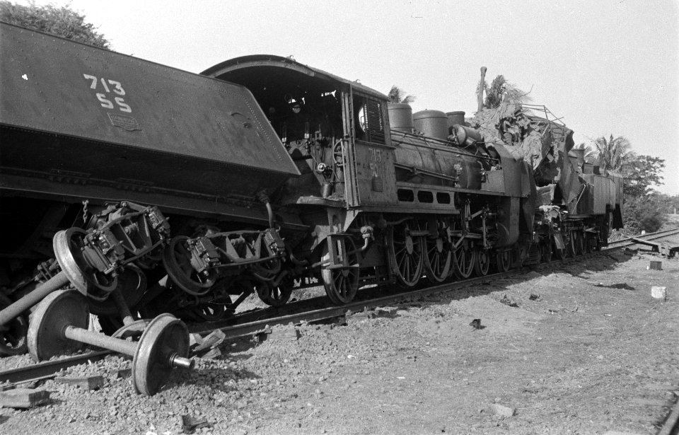 Batavia-sector 247. Vlak bij Klari, een plaatsje dicht bij Krawang, werd door d, Bestanddeelnr 4056