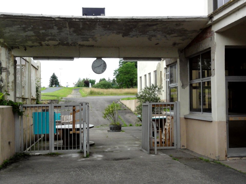 Bataville (Moselle) complexe industriel (07) bâtiment d'entrée