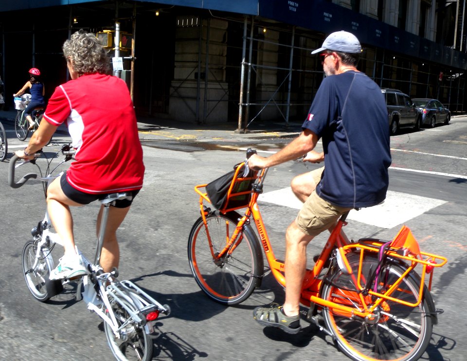 Batavus delivery bike n Brompton P Leonard Lafayette jeh