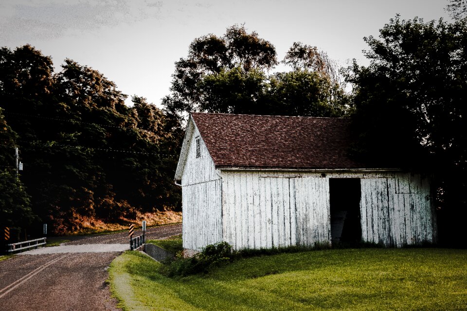 Landscape barn scenic
