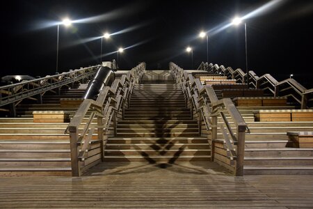 Stairs island north sea