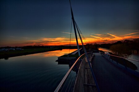 Ruhr area dusk local recreation