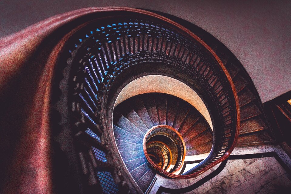 Stairwell stairway coil
