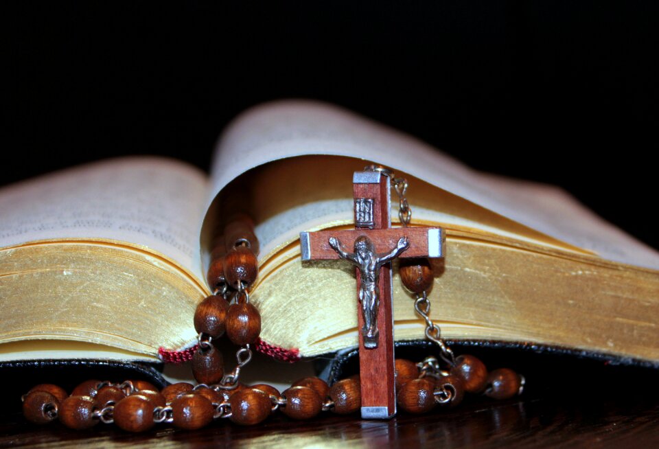 Gold edge pages christianity photo